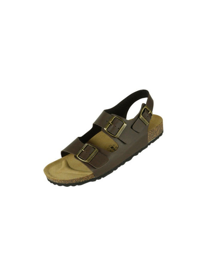BiOCHIC - Biochic Mens Back Strap Sandal 012-397 1810-Maroon - Image 1