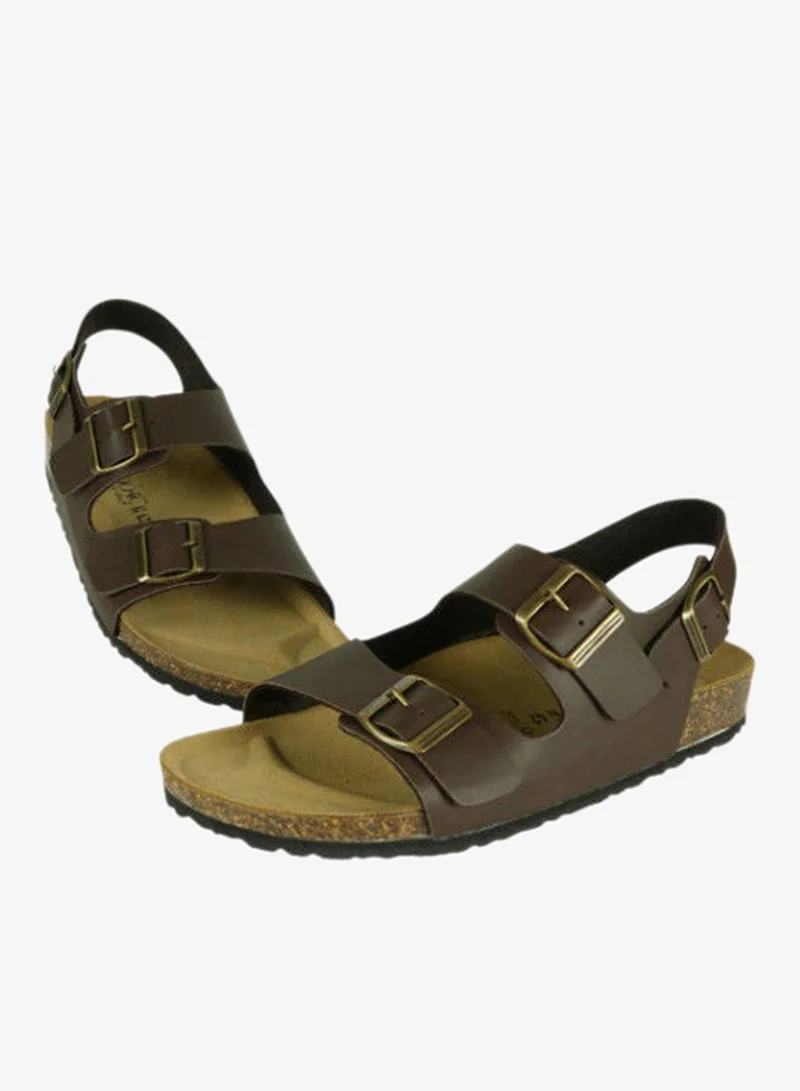 BiOCHIC Biochic Mens Back Strap Sandal 012-397 1810-Maroon