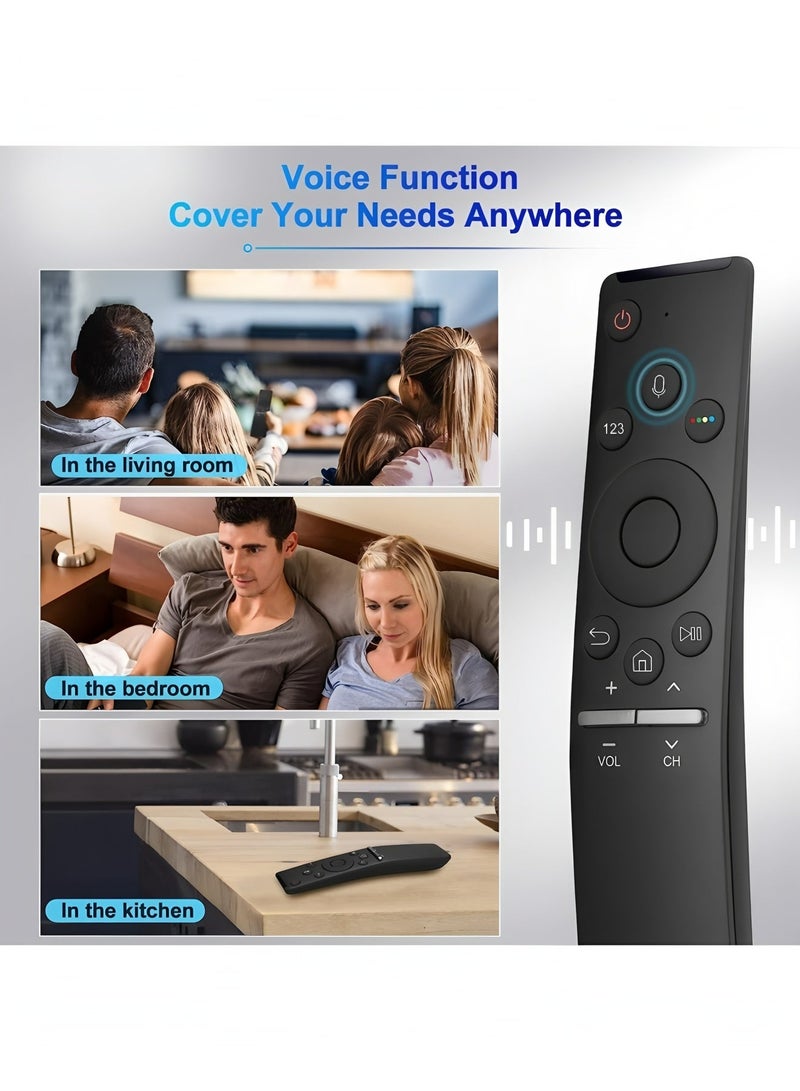 Flyview Voice Replacement for Samsung-Smart-TV-Remote, New Upgraded BN59-01266A for Samsung Remote Control, with Voice Function for All Samsung TVs - Image 4