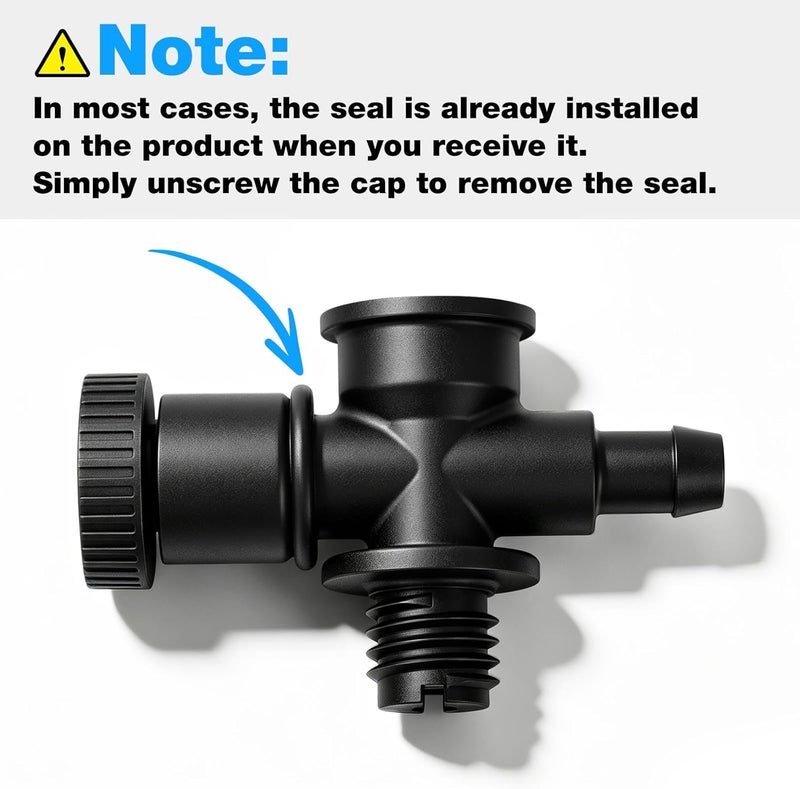 RO6G DEX2400S Sand Filter Air Relief Valve Assembly Replacement Hayward ProGrid DE Pool/Spa Filter Air Gauge Relief Adapter with O-Ring - Image 3