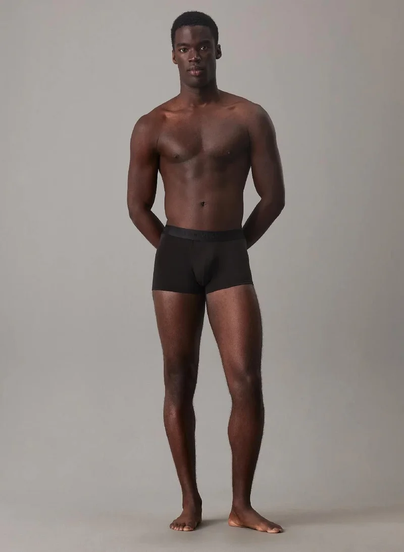 Calvin Klein BLACK, BLACK, BLACK 3 Pack Low Rise Trunks - CK Black for Men | Best Price UAE