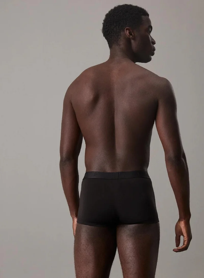 Calvin Klein BLACK, BLACK, BLACK 3 Pack Low Rise Trunks - CK Black for Men | Best Price UAE