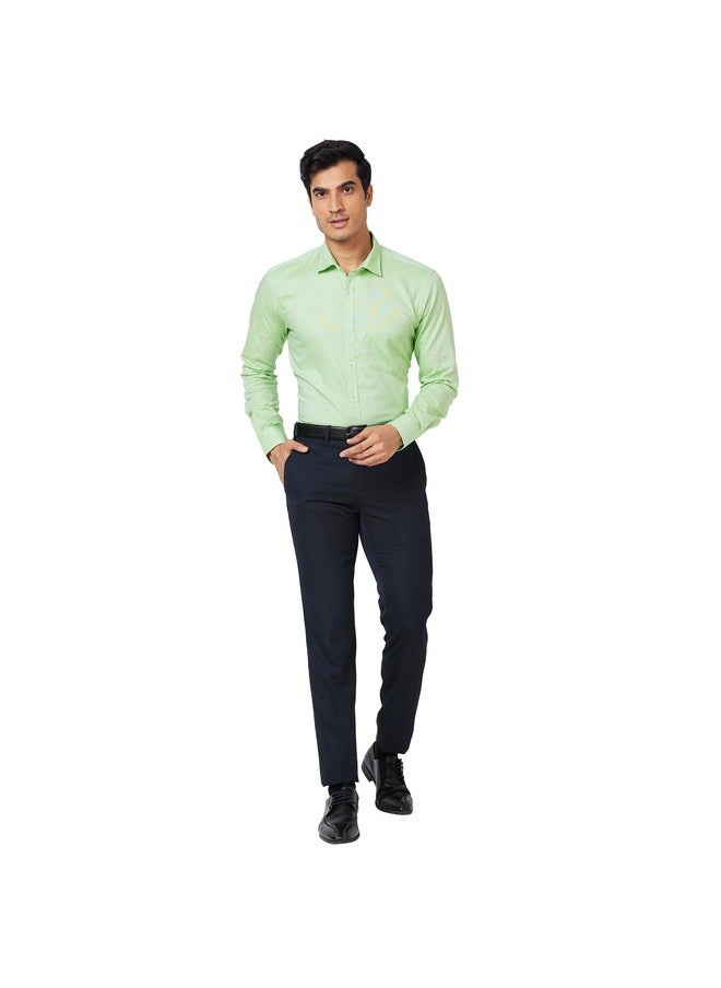 بارك أفينيو قميص بارك أفينيو رجالي بقصّة Slim Fit (PMSX17126-N2_أخضر فاتح)  - Image 5