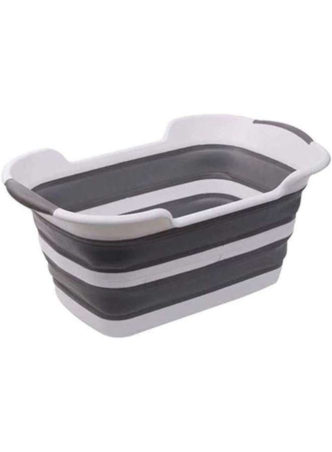 Zaboon Multifunction Collapsible Plastic Platic Pet Bath Tub (Grey) - Image 1