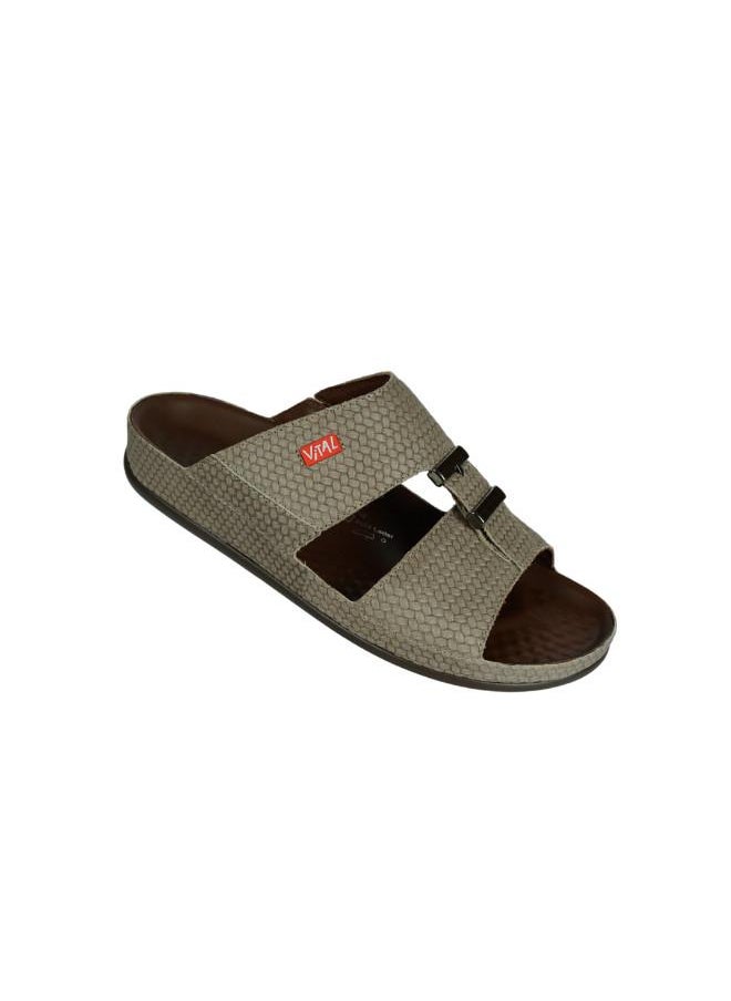 VITAL - 148-1101 Vital Mens Vital - Country Sandals 09131B Taupe - Image 1