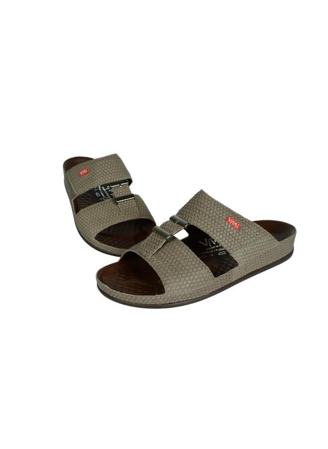VITAL - 148-1101 Vital Mens Vital - Country Sandals 09131B Taupe - Image 1