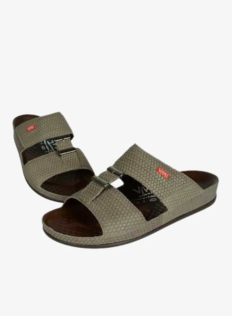 Vital Taupe 148-1101 Vital Mens Vital - Country Sandals 09131B Taupe for Men | Best Price UAE