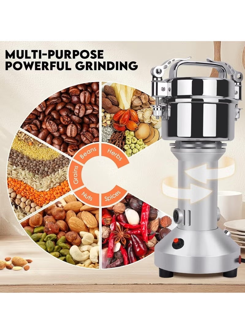 Denx 1200W Electric Grinder 200g Capacity, 28000 RPM High-Speed Coffee, Spice, Nut & Herb Mill for Home, Restaurant & Hotel Use – Efficient, Durable, Multi-Purpose DX3221 - Image 2