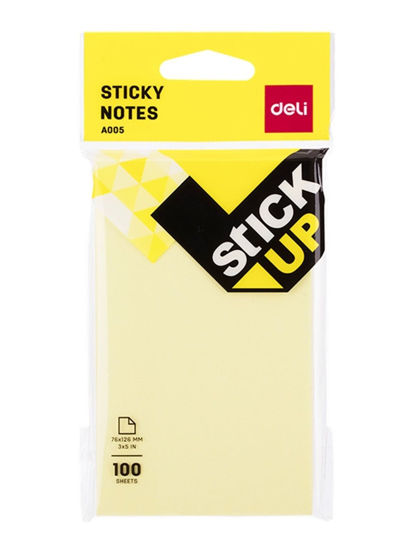 Deli 4-Pad Sticky Notes 3x5 Inch Size Yellow Colour  - Image 2
