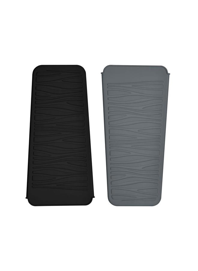 EIOKIT Silicone Heat Resistant Travel Mat Pouch for Hair Straightener,Crimping Iron,Hair Curling Iron,Hair Curling Wand,Flat Iron,Hair Waving Iron and Hot Hair Styling Tools (2 Pack) - Image 1