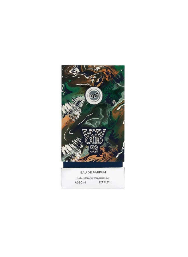 mpf Wow Oud 53 Eau De Parfum - 80ml | Luxurious Unisex Fragrance with Rich Oud and Exquisite Oriental Notes - Image 3