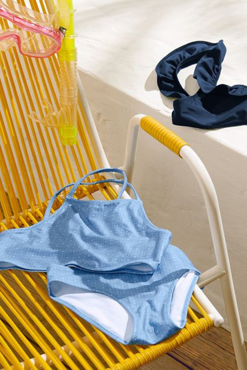 Tchibo طقم بيكيني للبنات من قطعتين، أزرق - Image 1