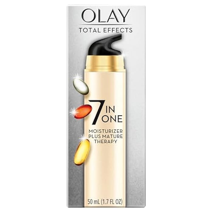 Olay Total Effects 7-In-1 Face Moisturizer Plus Mature Therapy, Beige, 1.7 Fl Oz - Image 1