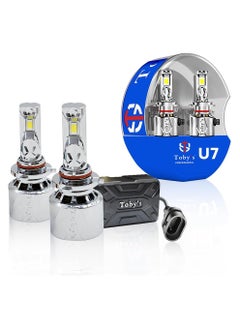 Toby's Toby's U7 9005/9006 120W/Pair Power Original Tested LED Headlight Assembly 12000 Lumens Bright Color With Temperature (6000K)  - Image 1