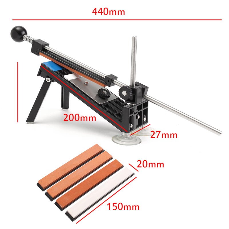 Cutter Sharpener: Black Vacuum Strong Chuck Stable Base - Workbench Integration Design Sharpening Tool for Professional Industrial Workbench Use - Image 4