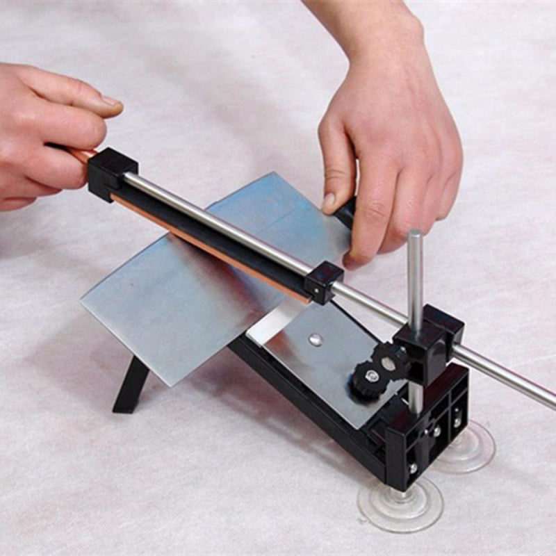 Cutter Sharpener: Black Vacuum Strong Chuck Stable Base - Workbench Integration Design Sharpening Tool for Professional Industrial Workbench Use - Image 3