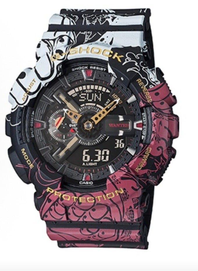 EDIFICE CASIO shock-resistant and water-resistant quartz movement with resin strap, Japanese and Korean men's CASIO watch - Image 1