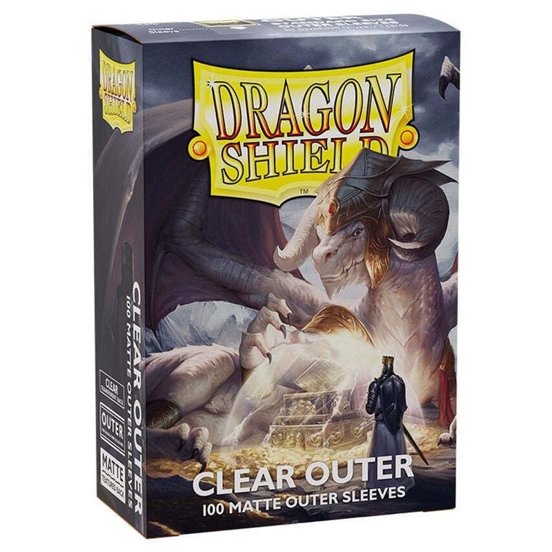 dragon shield دراغون شيلد | أكمام خارجية شفافة غير لامعة | 100 قطعة - أكمام TCG مميزة وسلسة وقوية | متوافقة مع بوكيمون، فليش آند بلود، ون بيس وماجيك ذا جاذرينغ - Image 2