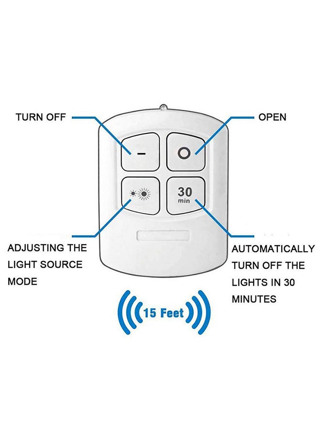 إسكدنيا مصباح حائط LED بجهاز تحكم عن بعد أبيض - Image 2