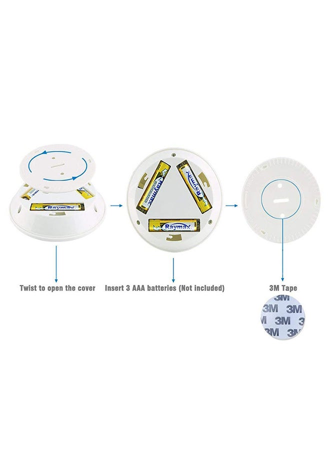 إسكدنيا مصباح حائط LED بجهاز تحكم عن بعد أبيض - Image 3
