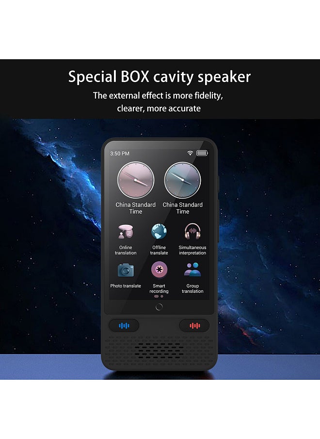 Generic - Portable Language Translator Device with 138 Languages Voice Translating Offline Translation Simultaneous Interpretation - Image 1