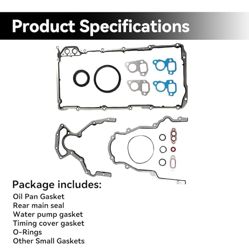 YIDEZU Engine Conversion Lower Gasket Set Fit for Chevrolet Buick Hummer GMC Pontiac 4.8L 5.3L 5.7L 6.0L 6.2L LS1 LS2 LS3 LS4 LS5 LS6 CS5975A CS9284 - Image 3