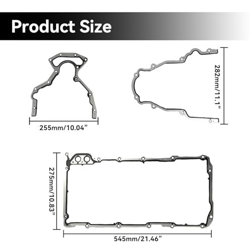 YIDEZU Engine Conversion Lower Gasket Set Fit for Chevrolet Buick Hummer GMC Pontiac 4.8L 5.3L 5.7L 6.0L 6.2L LS1 LS2 LS3 LS4 LS5 LS6 CS5975A CS9284 - Image 4