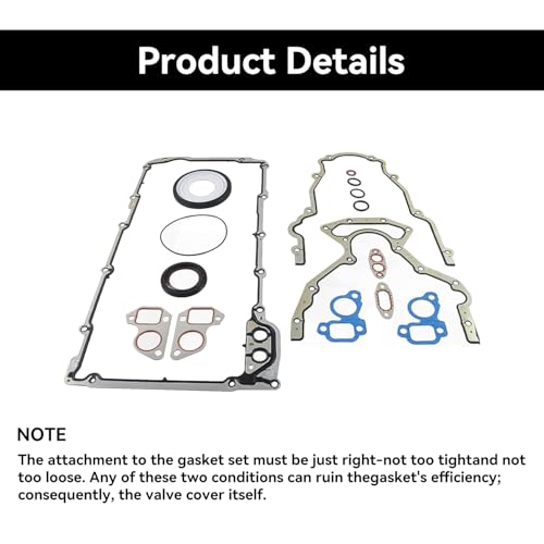 YIDEZU Engine Conversion Lower Gasket Set Fit for Chevrolet Buick Hummer GMC Pontiac 4.8L 5.3L 5.7L 6.0L 6.2L LS1 LS2 LS3 LS4 LS5 LS6 CS5975A CS9284 - Image 5