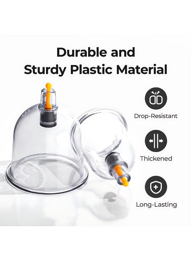 Smart Electric Cupping Therapy Set with 4 Cups & Extension Tube – 5-Level Adjustable Suction, Rechargeable Vacuum Therapy Massager, Portable Gua Sha Negative Pressure Device for Back, Neck, Shoulders & Body Pain Relief - Image 2