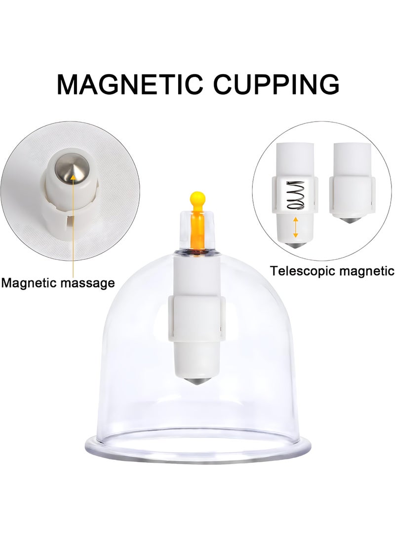 Smart Electric Cupping Therapy Set with 4 Cups & Extension Tube – 5-Level Adjustable Suction, Rechargeable Vacuum Therapy Massager, Portable Gua Sha Negative Pressure Device for Back, Neck, Shoulders & Body Pain Relief - Image 3