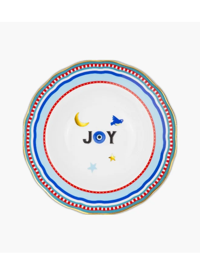 Baci milano Mamma Mia Joy Soup Plate - Porcelain 22cm