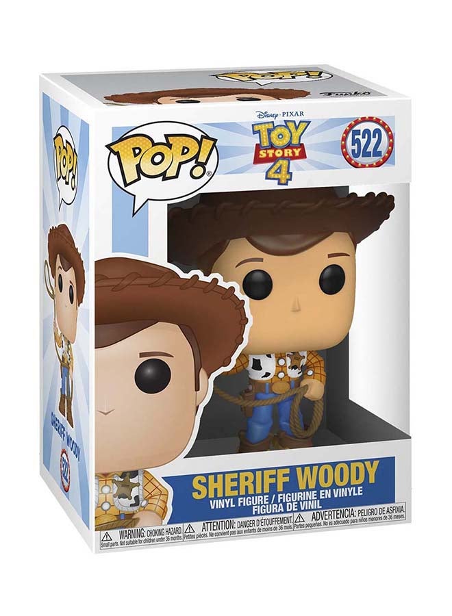 Funko بوب! ديزني: قصة لعبة 4 - شريف وودي، تمثال فينيل قابل للجمع - فكرة هدية - منتجات رسمية - ألعاب للأطفال والكبار - عشاق الأفلام - تمثال لجمع وعرض - 37383 - Image 1