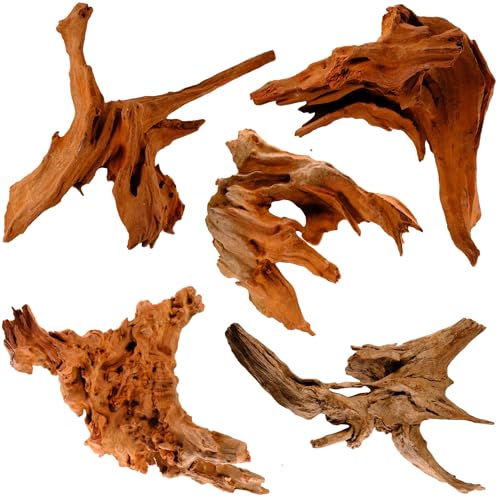 Azil Natural Driftwood 10'' - 15'' Perfect Aquarium Decoration! Ideal for Fish Tanks, Freshwater Aquariums, terrariums, aquascaping, hardscaping,Aquatic Plants. - Image 1