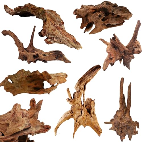 Azil Natural Driftwood 10'' - 15'' Perfect Aquarium Decoration! Ideal for Fish Tanks, Freshwater Aquariums, terrariums, aquascaping, hardscaping,Aquatic Plants. - Image 5