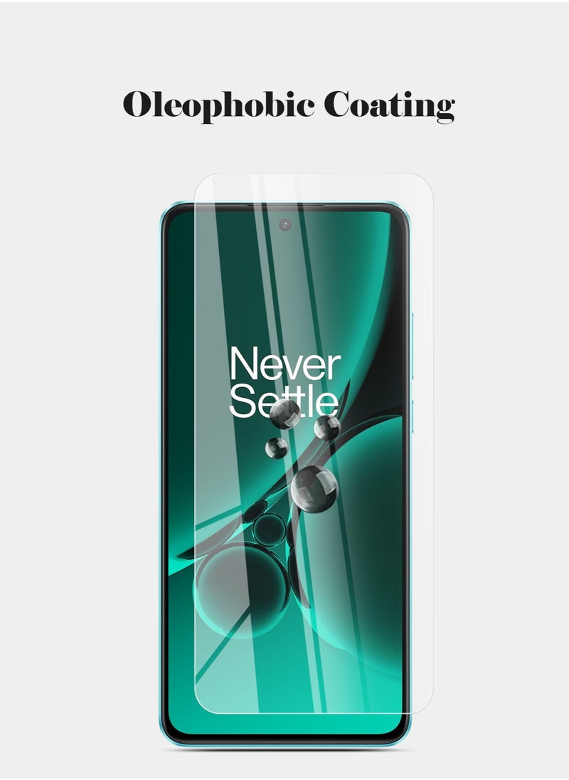 Techie - OnePlus Nord CE 3 Case and Screen Protector Combo Pack 2 in 1 - Transparent TPU Bumper Case with HD Tempered Glass Screen Protector - Image 1