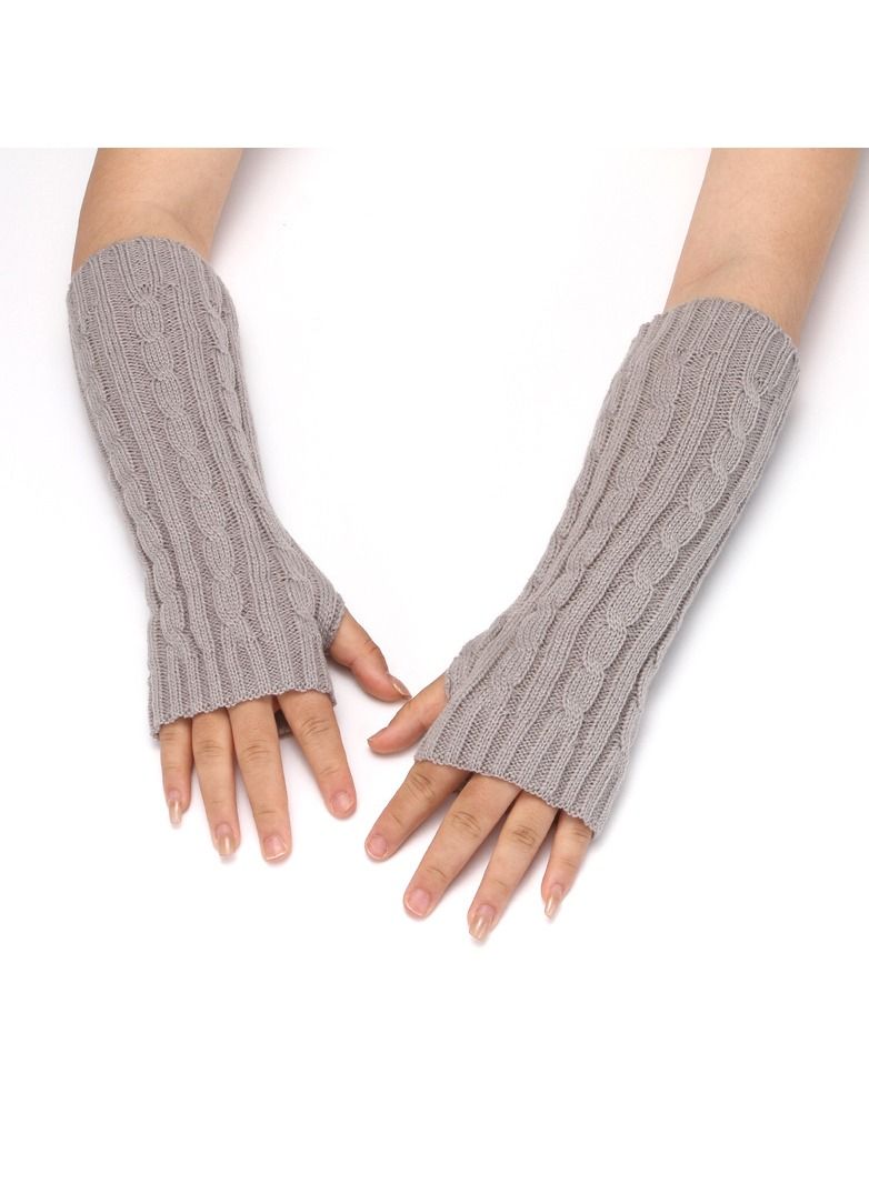 Fingerless Cotton Polyester Gloves Sleeves