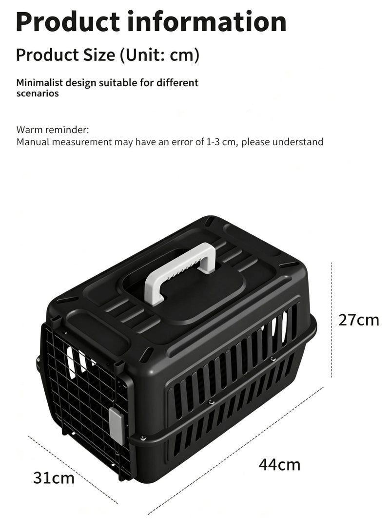 Cat Pet Flight Box, Space Car Dog Cage for Cats, Portable Outing Cat Bag, Pet Supplies Flight Box - Image 2