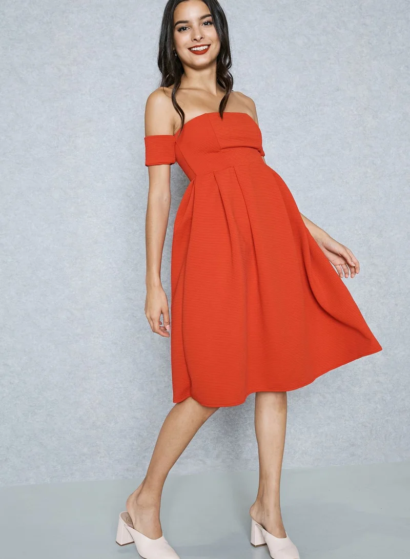 Ginger Bardot Bandeau Skater Dress