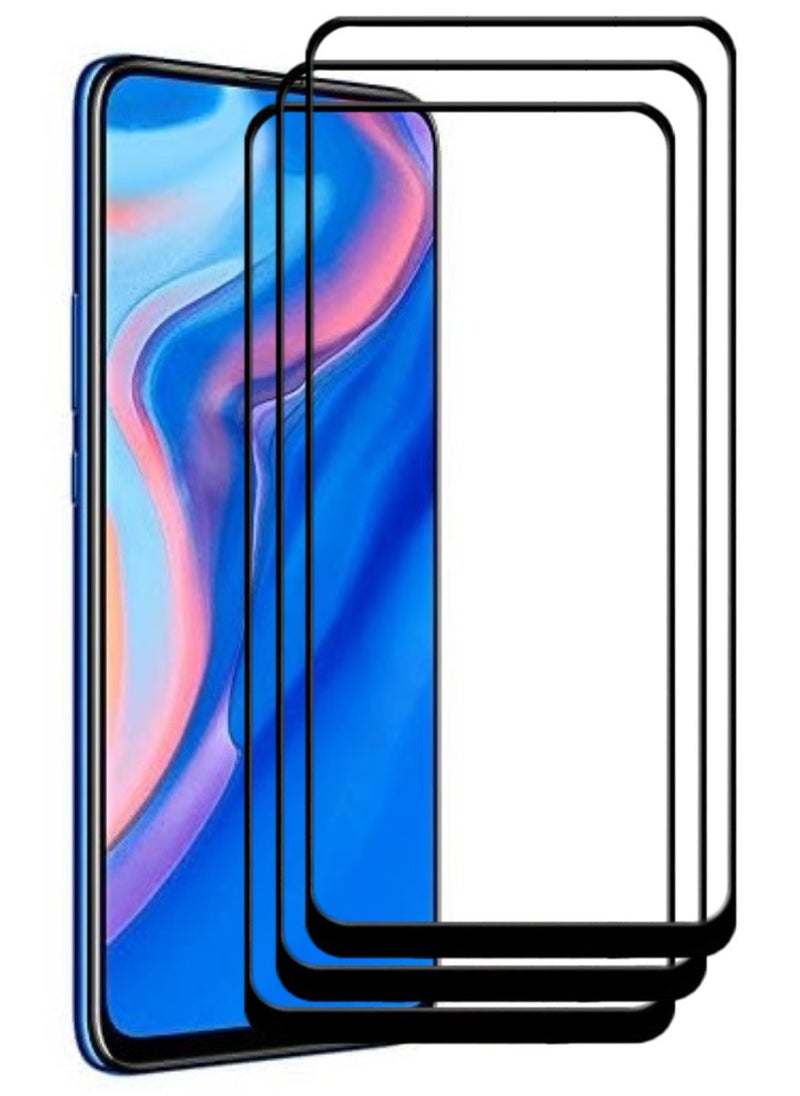 ACLIX 3 Pieces Antistatic ESD Dustproof Premium Quality High Definition Tempered Glass Screen Protector Designed For Huawei Y9 Prime (2019) - Image 1