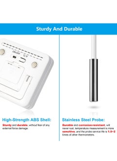 Digital Freezer Thermometer with External Sensor, LCD Display, High/Low Temperature Alarm, ℃/℉ Switchable, Magnetic Refrigerator Thermometer for Home - pzsku/Z5BE773E9DD54824F8A60Z/45/_/1722478209/581d4cf2-ce26-4866-a8ae-bb2ff1944866