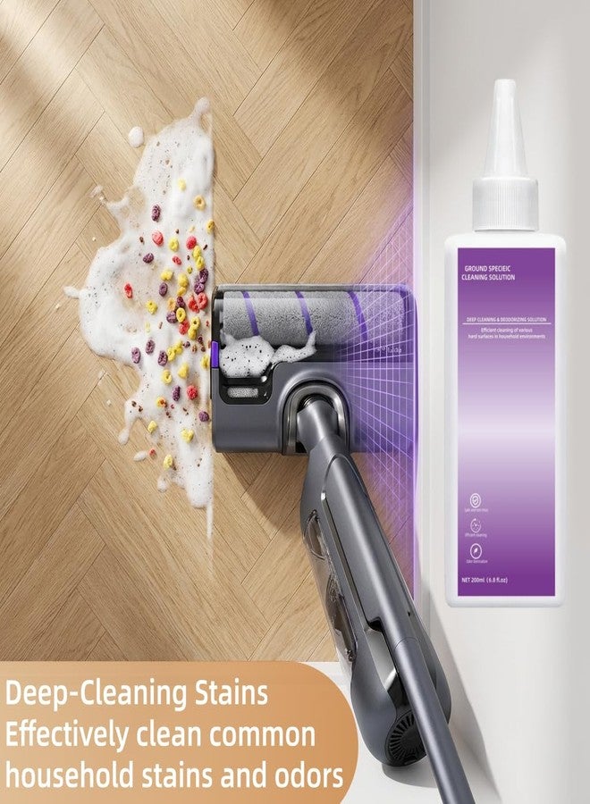 440934 Floor Cleaning Solution 200ML Compatible For Narwal S10 Pro / S10+/S20 / S20 Pro / S20+/S30 / S30 Pro Wet Dry Vacuum,Floor Cleaning Solution for S10/S20 Pro/S30 Series,Deep Cleaning .(200ML×1) - Image 3
