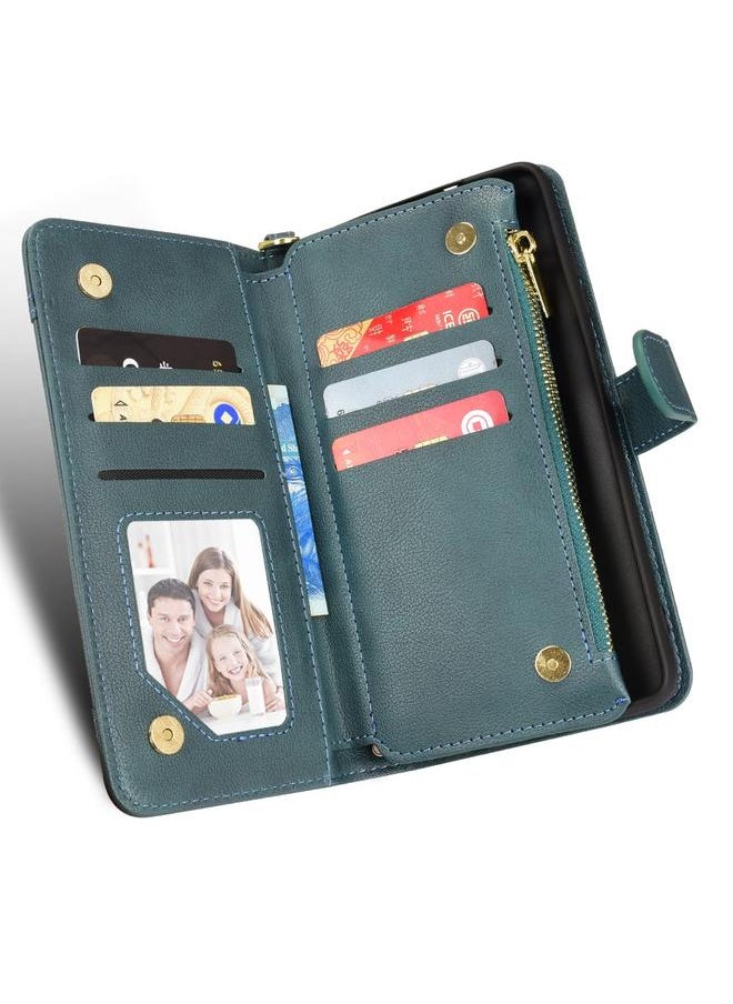 Zaboon Case For Doogee S88 Pro / S88 Plus Litchi Texture Zipper Leather Phone Case  - Image 4