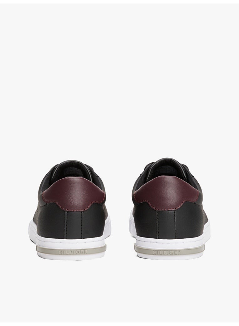 TOMMY HILFIGER Essential Leather Vulcanised Sneakers - Image 4
