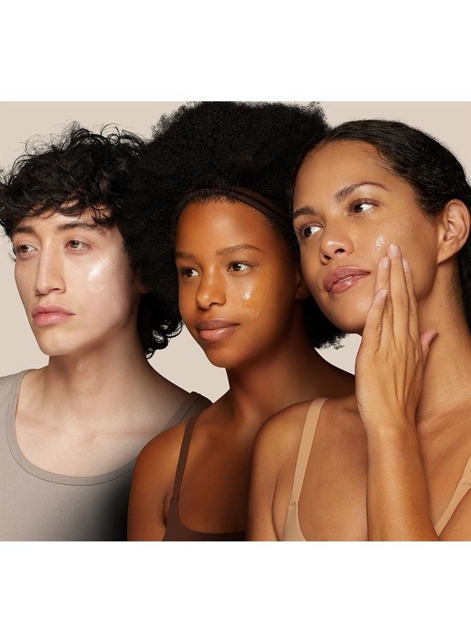 GLOW RECIPE قطرات الندى المتلألئة من البطيخ مع النياسيناميد - سيروم مرطب مع حمض الهيالورونيك، زيت المورينغا + فيتامين E - سيروم وجه خفيف الوزن ومُضيء سائل - حجم كبير (80 مل) - Image 3