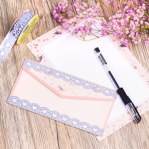 Heliltd 10 Roll Washi Tape Set Lace Pattern Glitter Bling Tape Sticker Self-Adhesive Colorful Sticker for DIY Scrapbooking Decorative Craft Gift Wrapping - Image 4