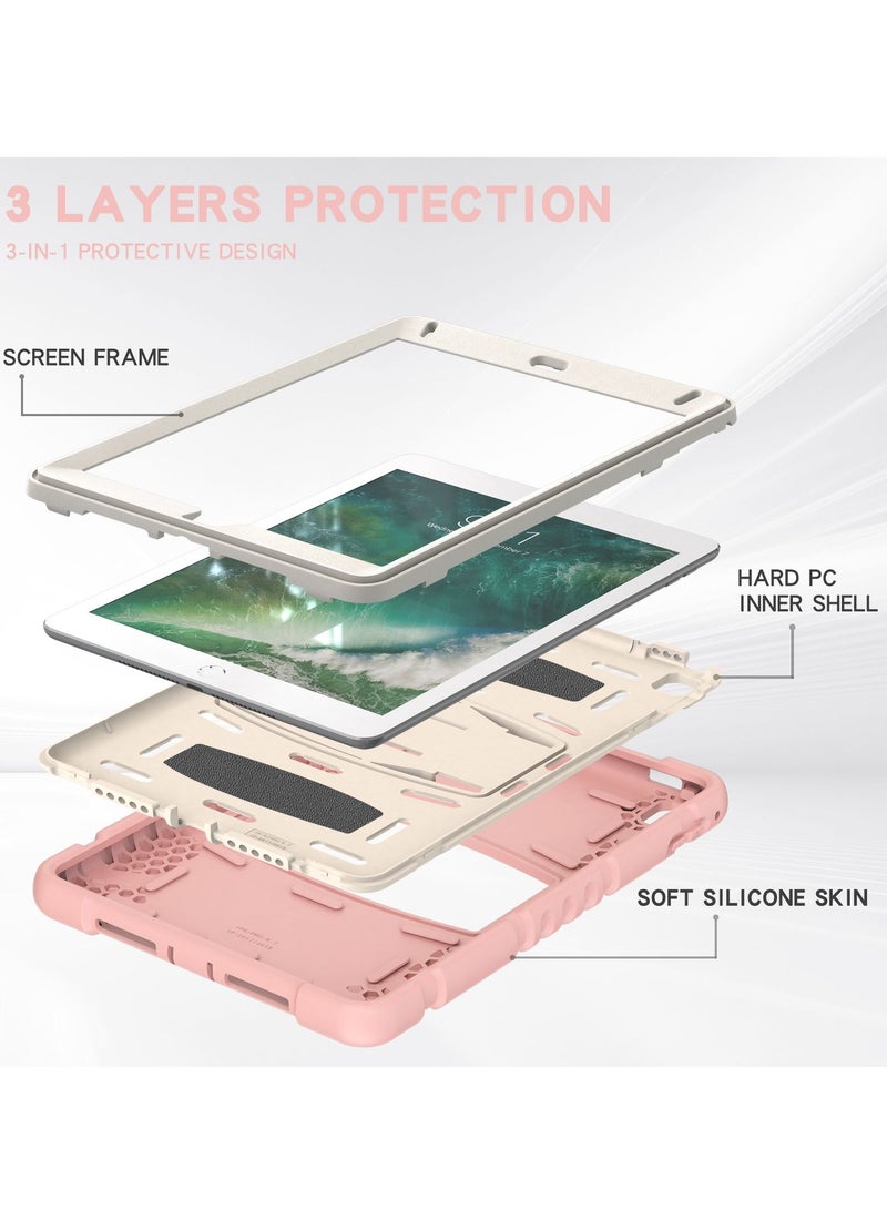 GULFLINK Gulflink Back Cover Protect Case for Apple iPad 2018/2017/Pro/Air2 9.7inch cherry blossoms pink - Image 5