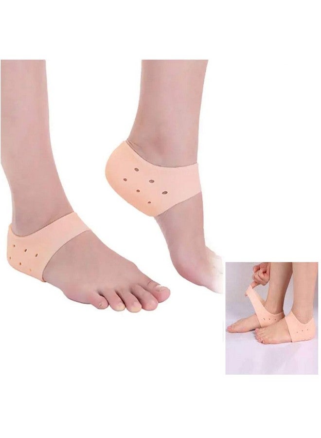 Debire Debire Silicone Gel Swelling Pain Relief Hard Cracked Heels Repair Dry Cream Foot Care Ankle Support Heel Pad Socks/Cushion - Image 1