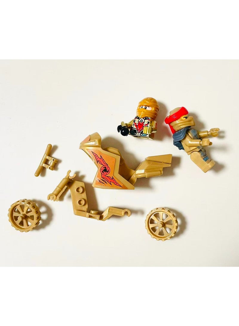 8 Packs of Building Bricks with Motorcycles for Boys and Adults - Image 1