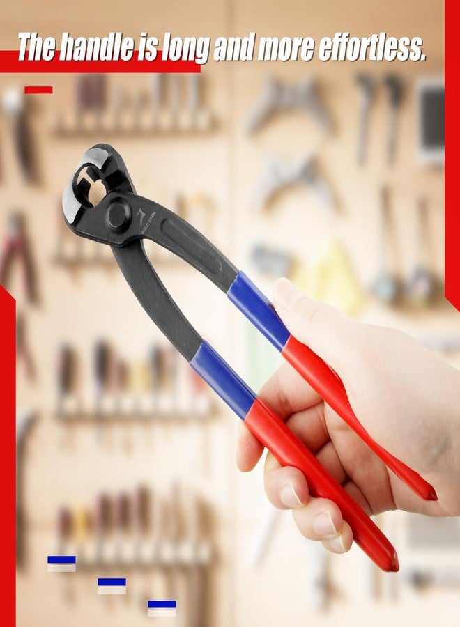 GOLD DEER 9 Inches Ear Clamp Pliers With Front And Side Jaws Pinch Clamp Plires Crimpers Tools For Side Or Front Clamp Crimps Crimping Tool Crimping Pliers Clamp Tools Pincer Crimper Tool - Image 5
