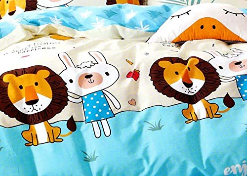 TIB The Intellect Bazaar 130 GSM Cotton Polycotton Double Size Duvet CoverQuilt Cover for Double Bed90 90 inch Multi - Image 2